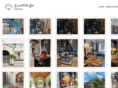 Elegant framed Joomla image gallery layout